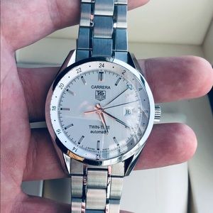 Tag Heuer Twin Time Calibre 7 watch